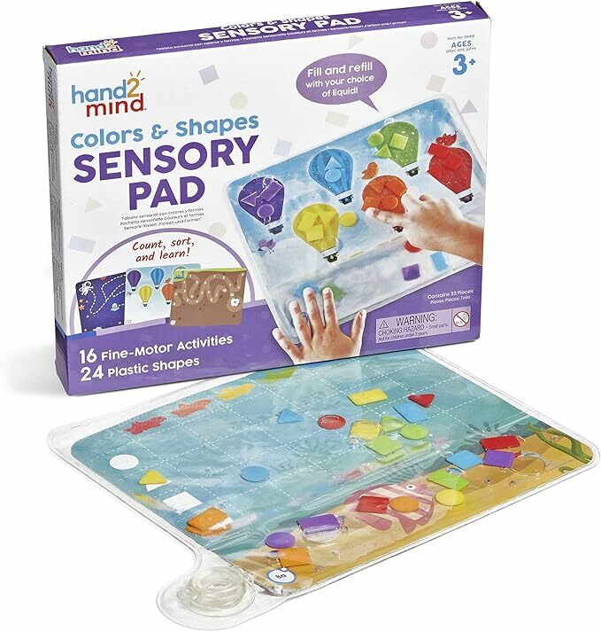 hand2mind Colors & Shapes Sensory Pad