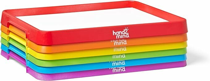 hand2mind Magnetic Dry Erase Activity Trays