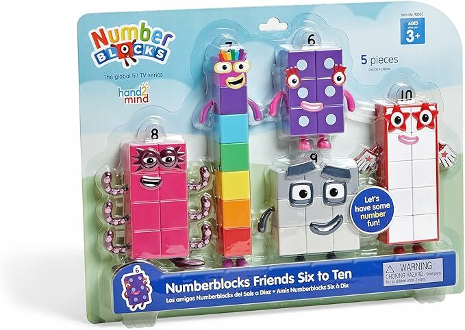 hand2mind Numberblocks Friends Six to Ten Figures