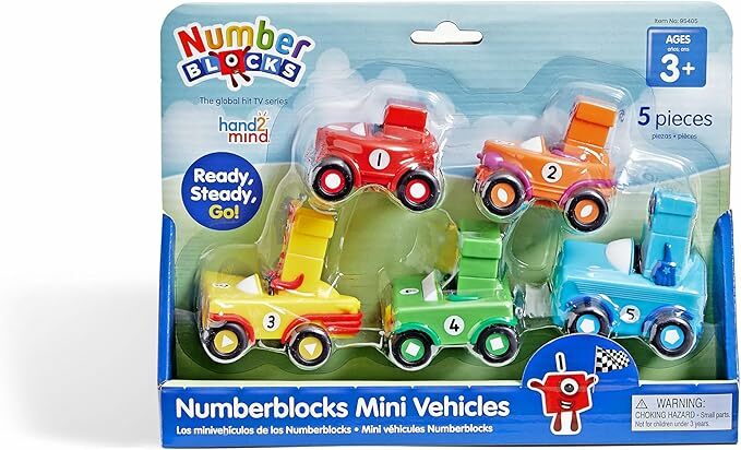 hand2mind Numberblocks Mini Vehicles