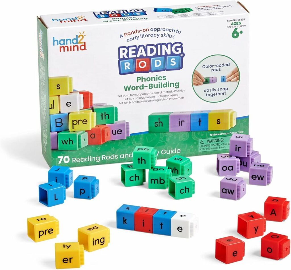 hand2mind Reading Rods Phonics Word-Building