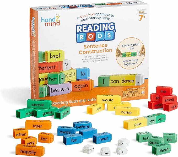 hand2mind Reading Rods Sentence Construction