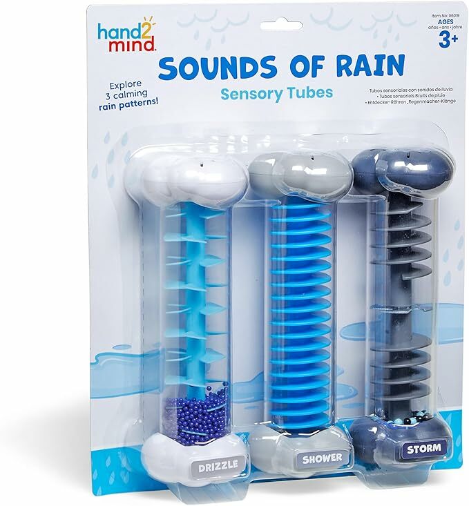 hand2mind Sounds of Rain Sensory Tubes