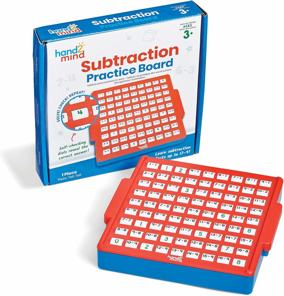 hand2mind Subtraction Practice Board